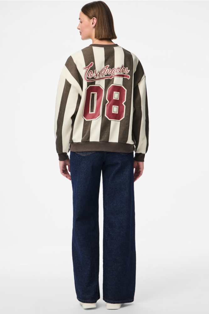 PCFILUCCA LS O-NECK SWEAT D2D FSY 17161496 BIRCH/DELICIOSO